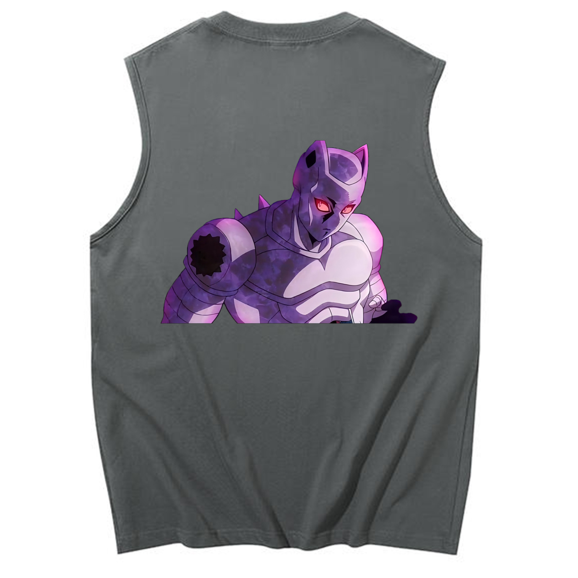 （画像用） ジョジョの奇妙な冒険 きら よしかげ JoJo's Bizarre Adventure Kira Yoshikage コットン100％タンクトップ（背面プリント）